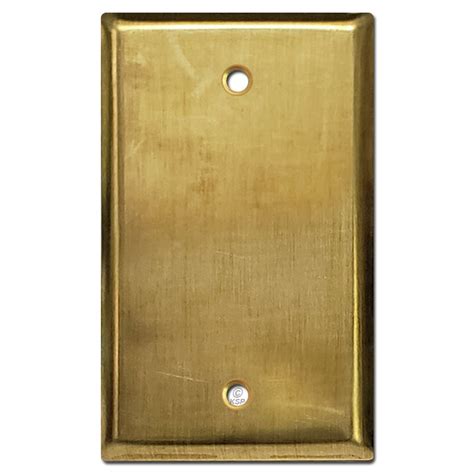 blank metal cover plate for electrical boxes|electrical box flat blank cover.